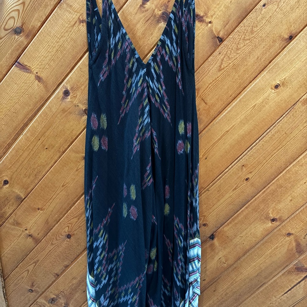 Cleobella Striped Black and Multicolor Romper